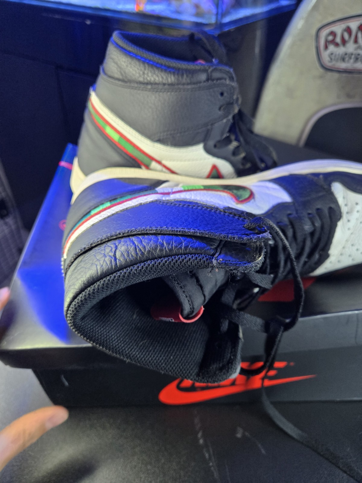 SAOLA Scarpe Nike Air Jordan 1 Retro OG High da uomo taglia 11 5 A Star Is Born 555088 015