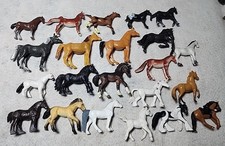 22 Miniature Horses Vintage Various Brands Including Safari Ltd Figures
