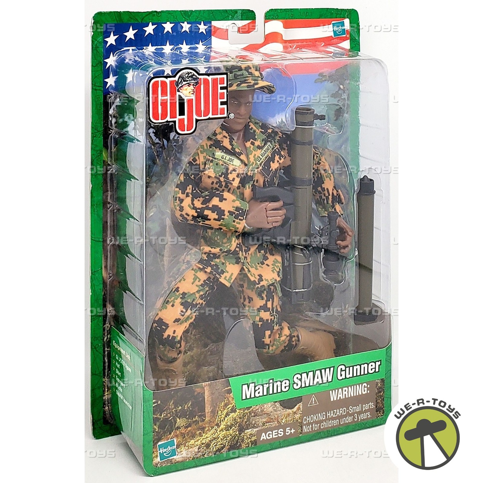 G.I. Joe Marine SMAW Gunner African American Action Figure 2003 Hasbro 81917