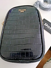 Image of Dune Sarah  black textured mini cross body bag nwt