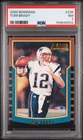 2000 BOWMAN #236 TOM BRADY ROOKIE RC PSA 7