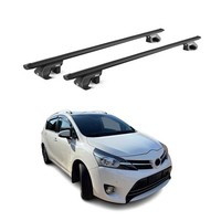 DachträGer GrundtäGer FüR Toyota Verso 2009-2018 5 TüR 90Kg Alu Schwarz 2X ABE