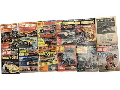 Vintage 1973 Hot Rod & Performance Car Magazines   Lot of Classic Issues