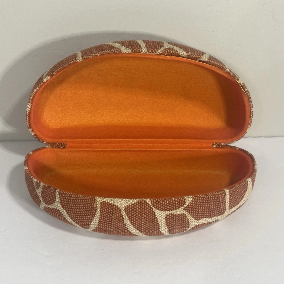 California Accessories Giraffe Print Glasses Case With Orange Interior.￼ - Image 2 of 4