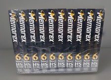 Memorex 10 Pack High Standard T-120 VHS 6 Hour Tapes Sealed Slightly Worn Edges