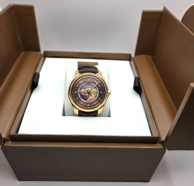 Desanders Voyage GMT - Rose gold & Root beer Automatic Men's watch