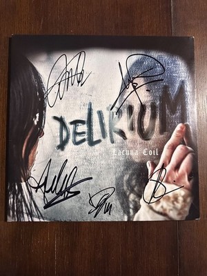 Lacuna Coil Delirium Vinyl SIGNED inkl. CD