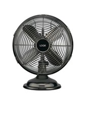 Image of Logik 10inch Gun Metal Desk Fan L10DFGM17