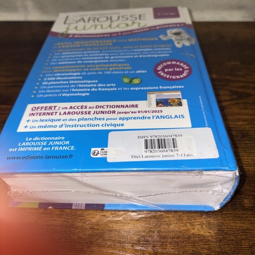 Dictionnaire Larousse junior ; CE/CM ; 7/11 ans (édition 2016)/ French Book - Imagen 5 de 6
