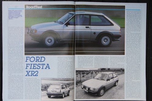 Original 1984 Motor extracted mag road test: FORD FIESTA XR2 Mk2