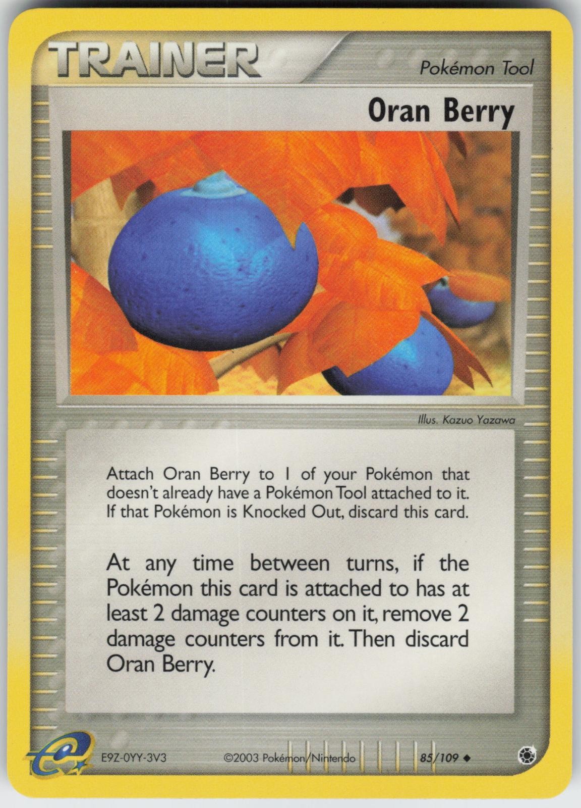 Oran Berry 85/109 Uncommon Ruby & Sapphire Pokemon Near Mint