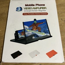 10" Mobile Phone Screen Magnifier 3D HD Video Amplifier Smartphone Stand Bracket