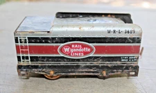 Wyandotte O Gauge Windup WRL 3689 Locomotive Tender w/ Bell b2