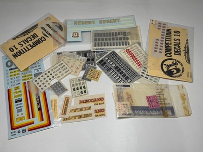 Lot unbenutzte Vintage Modell Aufkleber & Sticker Benzin Nummernschilder Werbung (2)