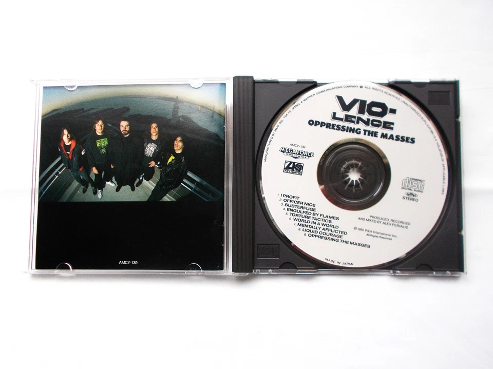 Vio-Lence / Oppressing The Masses AMCY-139 CD Japan - Image 3 of 4