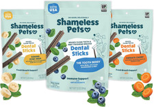 Dental Chews for Dogs, Variety 3-Pack - Natural Dog Teeth Cleaning Treats with