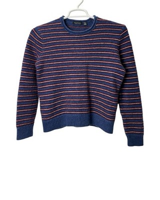Saks Fifth Avenue 100% Cashmere Striped Sweater Multicolor Women s Size Large