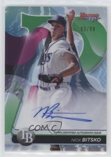 2020 Bowman's Best of Green Refractor 93/99 Nick Bitsko #B20-NB Auto 2l7