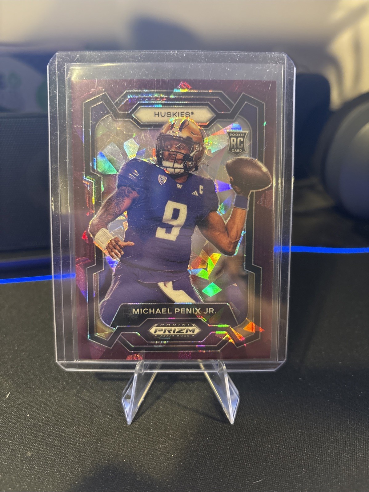 2024 Panini Prizm Draft Picks - Michael Penix Jr. #101 Purple Ice Prizm /149