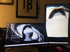 FeuVision 24.5inch 300Hz Slim Gaming Monitor FHD 1080p/Ips Panel