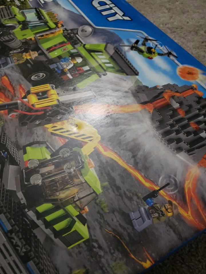 LEGO CITY: Volcano Exploration Base (60124) – Brand New, Factory Sealed - Image 2 of 4