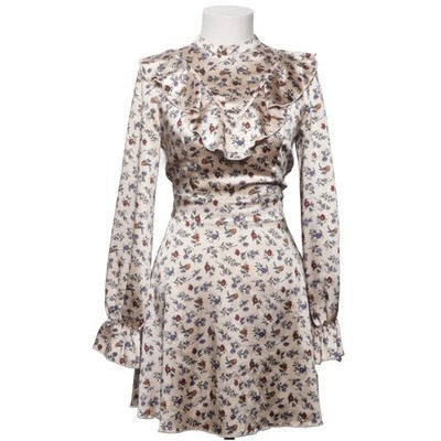 Laura Ashley, Kleid, Größe: XS, Beige/Mehrfarbig, Polyester, Blumen, Damen #nxH