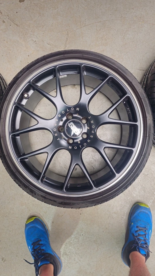 BBS Felgen schwarz CH102 9Jx20 Zoll Reifen 255/30 R20 Mercedes SL - Bild 4 von 4