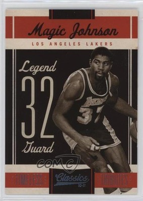 2010 Classics Legend Timeless Tributes Platinum 7/25 Magic Johnson #134 HOF 5y7