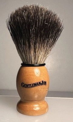GENTLEMAN JON BADGER HAIR SHAVE BRUSH