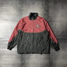 Vintage NFL Red  Black Windbreaker A00386
