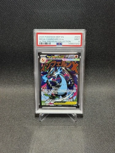 PSA 9 Mega Charizard X ex 023 Me: Mega Evolution Promo