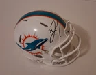 Miami Dolphins Zach Thomas Signed Mini Helmet Beckett COA