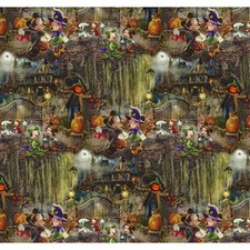 Disney Dreams Mickey Halloween Panel by David...