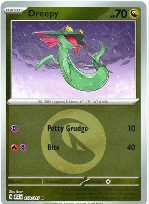 Dreepy - (Energy Symbol Pattern) 158/217 Reverse Holo ME: Ascended Heroes NM