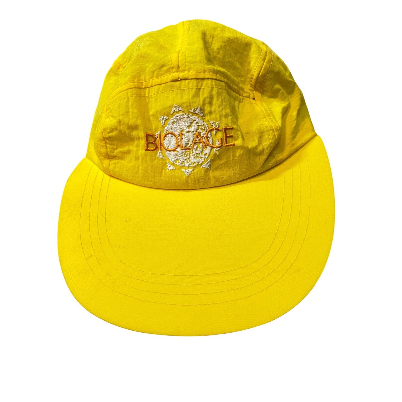 Matrix Essentials Yellow Nylon Baseball Cap Embro… - image 1
