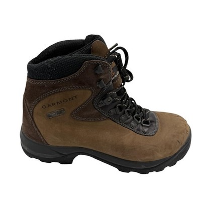 Garmont Hiking Boots Womens Size 7.5 Brown Leather Gore-Tex Vibram Ankle