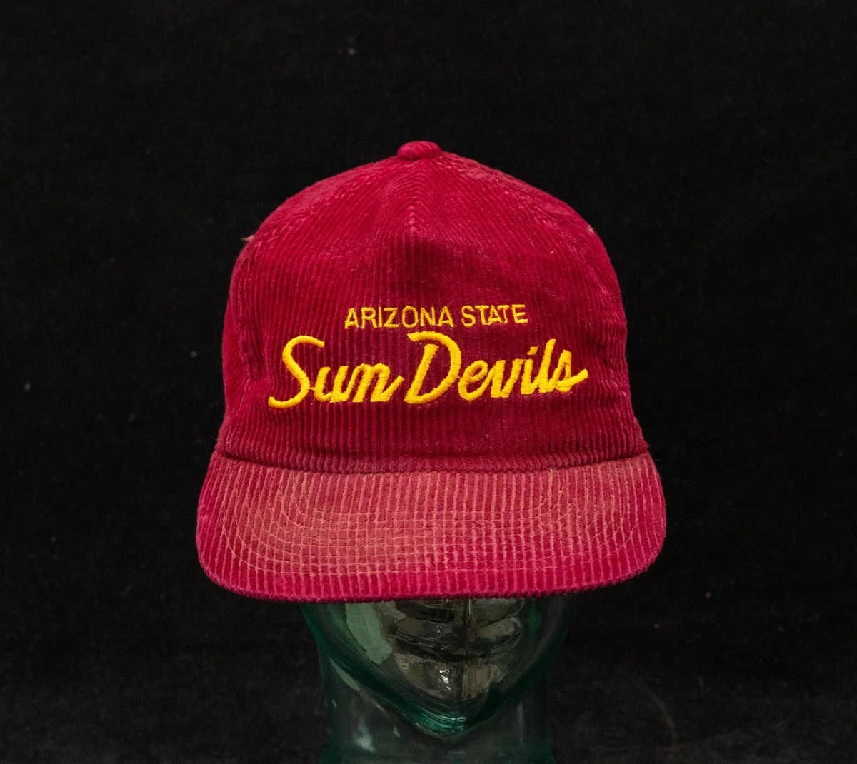 Casquette Flex Fit Adidas NCAA Arizona State Sun Devils - Bordeaux/jaune, Taille S/M