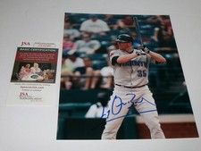 Toronto Bluejays Lyle Overbay Signed 8x10 Photo JSA CERT