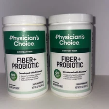 Physician's CHOICE Fiber and Probiotic Powder 8.7 Oz TwoPack Exp3/27 Unflavored