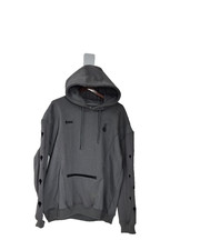 JoJo's Bizarre Adventure Golden Wind Hoodie L Gray Long Sleeve Pullover Anime