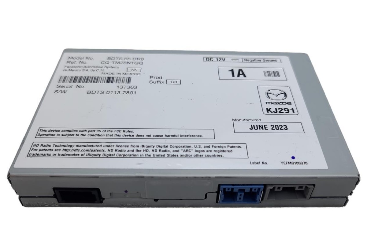 2020-2023 Mazda CX-30 Radio Control Unit Receiver and Amplifier
