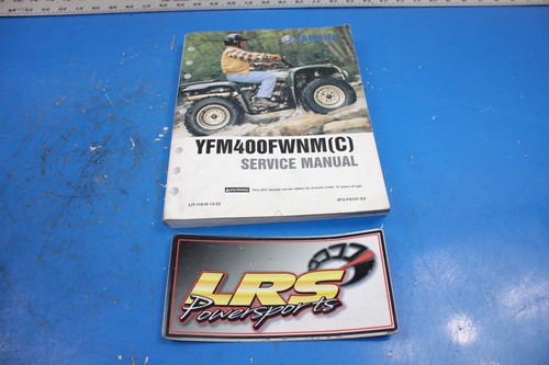 YAMAHA YFM400FWNM (C) SERVICE MANUAL 5FU-F8197-E0 LIT-11616-13-22