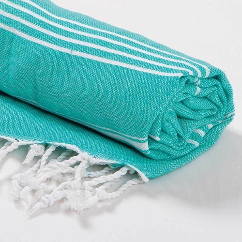 Hencely Striped Beach Towel – Lightweight Cotton Towel for Travel & Pool - Bild 41 von 206