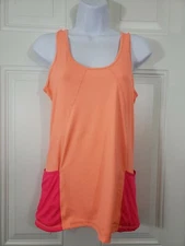 Kyodan Womens Tank Top Athletic Fitness Size S/P Orange/Pink