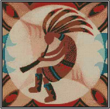 Kokopelli Counted Cross Stitch CHART No.21-144