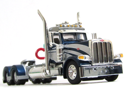 DCP blue/silver Peterbilt 389 daycab tractor 1/64 new no box - Picture 6 of 6