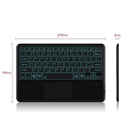 Backlit Touchpad Keyboard Case Mouse For iPad 8/9/10th Gen Air 5 4 Pro 11 Cover - Picture 46 of 59