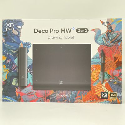 XPPen Grafiktablett, Deco Pro LW (2. Generation) Bluetooth 5.0 Grafiktablett, 16