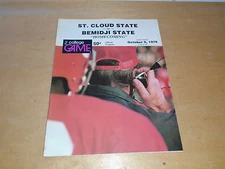 1976 BEMIDJI STATE (MN) AT  ST. CLOUD STATE (MN) COLLEGE FOOTBALL PROGRAM 