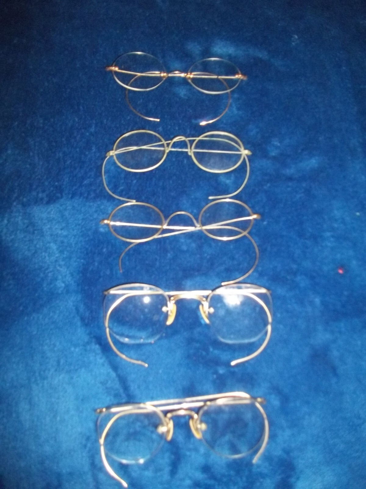 5 Pair of Antique Eyeglasses see details eBay